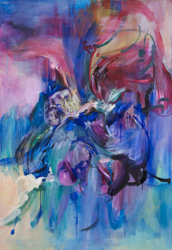 Right on the tip of my tounge 160x110cm oil on linen 2014